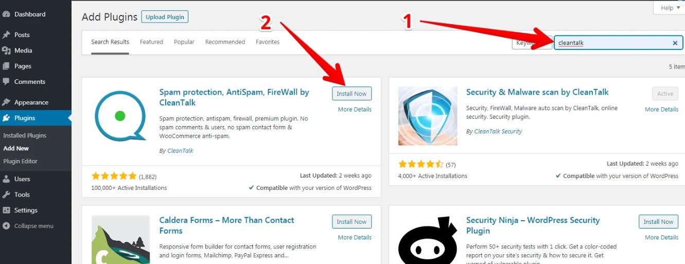Cara Install Plugin Anti-Spam by CleanTalk 2