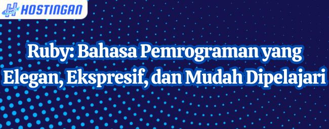 Ruby: Bahasa Pemrograman yang Elegan, Ekspresif, dan Mudah Dipelajari Ruby adalah bahasa pemrograman yang dikembangkan oleh Yukihiro Matsumoto, dan dirilis pada tahun 1995. Ruby adalah bahasa pemrograman yang bersifat interpretasi, dinamis, reflektif, dan multi-paradigma. Ruby memiliki sintaks yang elegan, ekspresif, dan mudah dipelajari, serta memiliki fitur-fitur yang mendukung pengembangan aplikasi yang bersih, modular, dan fleksibel. Dalam artikel ini, kami akan membahas apa itu Ruby, mengapa Ruby cocok untuk pengembangan aplikasi, serta apa saja kelebihan dan kekurangan dari Ruby. Artikel ini ditujukan untuk Anda yang ingin mengetahui lebih banyak tentang Ruby, atau yang ingin belajar Ruby. Berikut adalah penjelasan tentang Ruby: Apa itu Ruby? Ruby adalah bahasa pemrograman yang dikembangkan oleh Yukihiro Matsumoto, dengan tujuan untuk membuat bahasa pemrograman yang menyenangkan dan produktif. Ruby dirancang untuk mengekspresikan ide-ide dengan cara yang alami dan intuitif, serta untuk meminimalkan kompleksitas dan birokrasi dalam pengembangan aplikasi. Ruby adalah bahasa pemrograman yang bersifat interpretasi, yang artinya kode Ruby tidak perlu dikompilasi menjadi kode mesin sebelum dijalankan. Ruby memiliki interpreter yang dapat menjalankan kode Ruby secara langsung dari file, command line, atau shell. Ruby juga memiliki alat-alat yang dapat membantu proses interpretasi, seperti irb, ruby, gem, dan lainnya. Ruby adalah bahasa pemrograman yang bersifat dinamis, yang artinya tipe data dari variabel, fungsi, dan objek dapat berubah-ubah sesuai dengan nilai yang diberikan. Ruby memiliki tipe data yang baku, seperti integer, float, string, symbol, array, hash, dan lainnya. Ruby juga memiliki tipe data yang khusus, seperti nil, true, false, self, dan lainnya. Ruby adalah bahasa pemrograman yang bersifat reflektif, yang artinya kode Ruby dapat mengintrospeksi dan memodifikasi dirinya sendiri saat runtime. Ruby memiliki fitur yang disebut metaprogramming, yang merupakan teknik untuk menulis kode yang dapat menghasilkan, mengubah, atau memanggil kode lain. Ruby juga memiliki fitur yang disebut open class, yang merupakan teknik untuk menambahkan, menghapus, atau mengubah metode atau variabel dari kelas yang sudah ada. Ruby adalah bahasa pemrograman yang bersifat multi-paradigma, yang artinya kode Ruby dapat menggunakan berbagai paradigma atau gaya pemrograman yang berbeda-beda, seperti pemrograman prosedural, pemrograman berorientasi objek, pemrograman fungsional, pemrograman imperatif, pemrograman deklaratif, dan lainnya. Mengapa Ruby Cocok untuk Pengembangan Aplikasi? Ruby cocok untuk pengembangan aplikasi karena memiliki fitur-fitur yang mendukung pengembangan aplikasi yang bersih, modular, dan fleksibel, seperti: Elegan. Ruby memiliki sintaks yang elegan, yang artinya kode Ruby memiliki struktur yang rapi, jelas, dan konsisten. Ruby juga memiliki sintaks yang ekspresif, yang artinya kode Ruby dapat mengekspresikan ide-ide dengan cara yang alami dan intuitif. Ruby juga memiliki sintaks yang mudah dipelajari, yang artinya kode Ruby dapat dipelajari dengan cepat dan mudah, bahkan oleh pemula sekalipun. Modular. Ruby memiliki fitur yang modular, yang artinya kode Ruby dapat dibagi menjadi modul-modul yang terpisah, yang dapat digunakan kembali (reusable) atau digabungkan (composable). Ruby memiliki fitur yang disebut package, yang merupakan kumpulan file yang berisi kode Ruby yang berkaitan. Ruby juga memiliki fitur yang disebut module, yang merupakan kumpulan metode atau konstanta yang dapat dimasukkan ke dalam kelas atau objek. Ruby juga memiliki fitur yang disebut class, yang merupakan cetak biru atau template untuk membuat objek. Fleksibel. Ruby memiliki fitur yang fleksibel, yang artinya kode Ruby dapat disesuaikan dengan kebutuhan atau situasi yang berbeda-beda. Ruby memiliki fitur yang disebut duck typing, yang merupakan teknik untuk menentukan perilaku objek berdasarkan metode yang dimilikinya, bukan berdasarkan kelas atau tipe datanya. Ruby juga memiliki fitur yang disebut monkey patching, yang merupakan teknik untuk menambahkan, menghapus, atau mengubah metode atau variabel dari kelas atau objek yang sudah ada. Ruby juga memiliki fitur yang disebut block, proc, dan lambda, yang merupakan teknik untuk membuat atau memanggil fungsi anonim yang dapat diberikan sebagai argumen atau nilai. Apa saja Kelebihan dan Kekurangan dari Ruby? Ruby memiliki kelebihan dan kekurangan yang dapat menjadi pertimbangan bagi Anda yang ingin belajar atau menggunakan Ruby, seperti: Kelebihan. Ruby memiliki kelebihan-kelebihan, seperti: Ruby adalah bahasa pemrograman yang menyenangkan dan produktif, yang dapat membuat proses pengembangan menjadi lebih mudah dan cepat. Ruby adalah bahasa pemrograman yang ekspresif dan intuitif, yang dapat membuat kode menjadi lebih jelas dan mudah dipahami. Ruby adalah bahasa pemrograman yang populer dan banyak digunakan, yang dapat memberikan banyak sumber belajar, komunitas, dan peluang karir. Kekurangan. Ruby memiliki kekurangan-kekurangan, seperti: Ruby adalah bahasa pemrograman yang relatif lambat, karena kode Ruby harus diinterpretasi setiap kali dijalankan, dan karena Ruby memiliki garbage collector yang dapat mengganggu performa. Ruby adalah bahasa pemrograman yang kurang konsisten, karena kode Ruby dapat memiliki lebih dari satu cara untuk menulis atau mengekspresikan hal yang sama, yang dapat menyebabkan kebingungan atau kesalahan. Ruby adalah bahasa pemrograman yang kurang ketat, karena kode Ruby dapat mengubah atau memodifikasi dirinya sendiri saat runtime, yang dapat menyebabkan masalah atau bug yang sulit dideteksi atau diperbaiki. Kesimpulan Itulah Ruby, bahasa pemrograman yang elegan, ekspresif, dan mudah dipelajari. Dengan mengenal Ruby, Anda dapat meningkatkan pengetahuan, keterampilan, dan kompetensi Anda dalam bidang pemrograman, serta membuat aplikasi yang lebih bersih, modular, dan fleksibel. Selamat belajar Ruby!